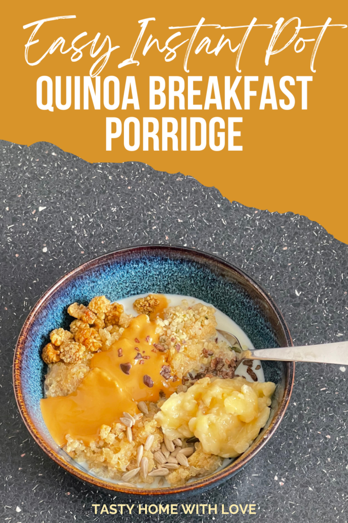 Quinoa Breakfast Porridge Pinterest Pin